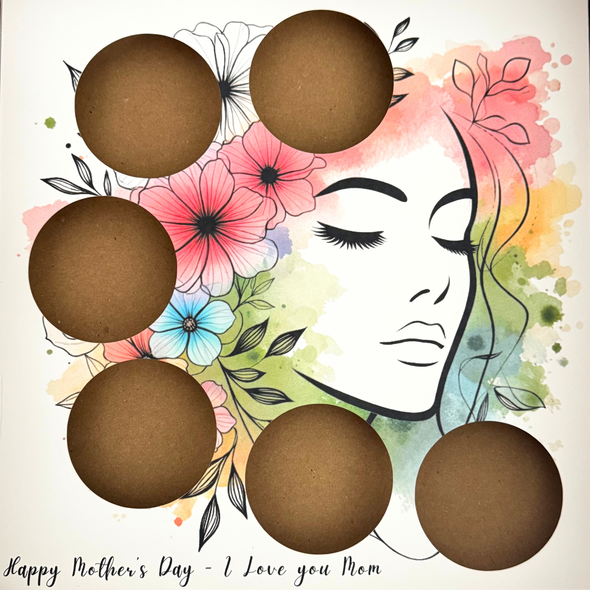 water color mother's day cupcake inserts water color mother's day cupcake inserts