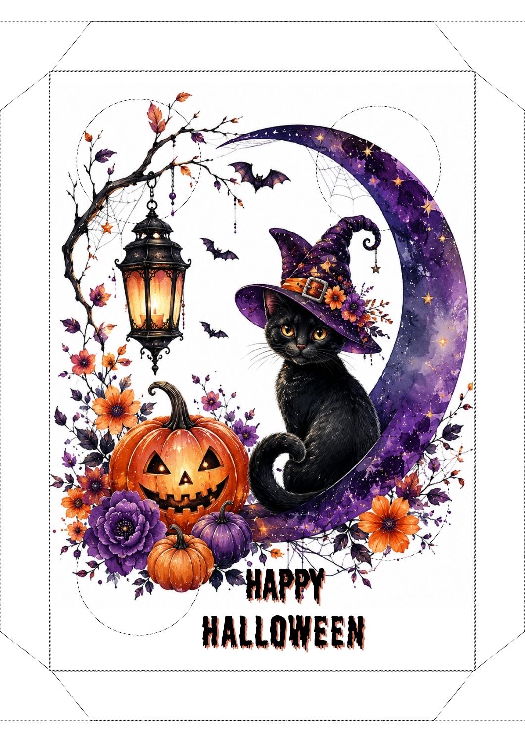 Kitty Cat & The Moon Halloween - Image 2