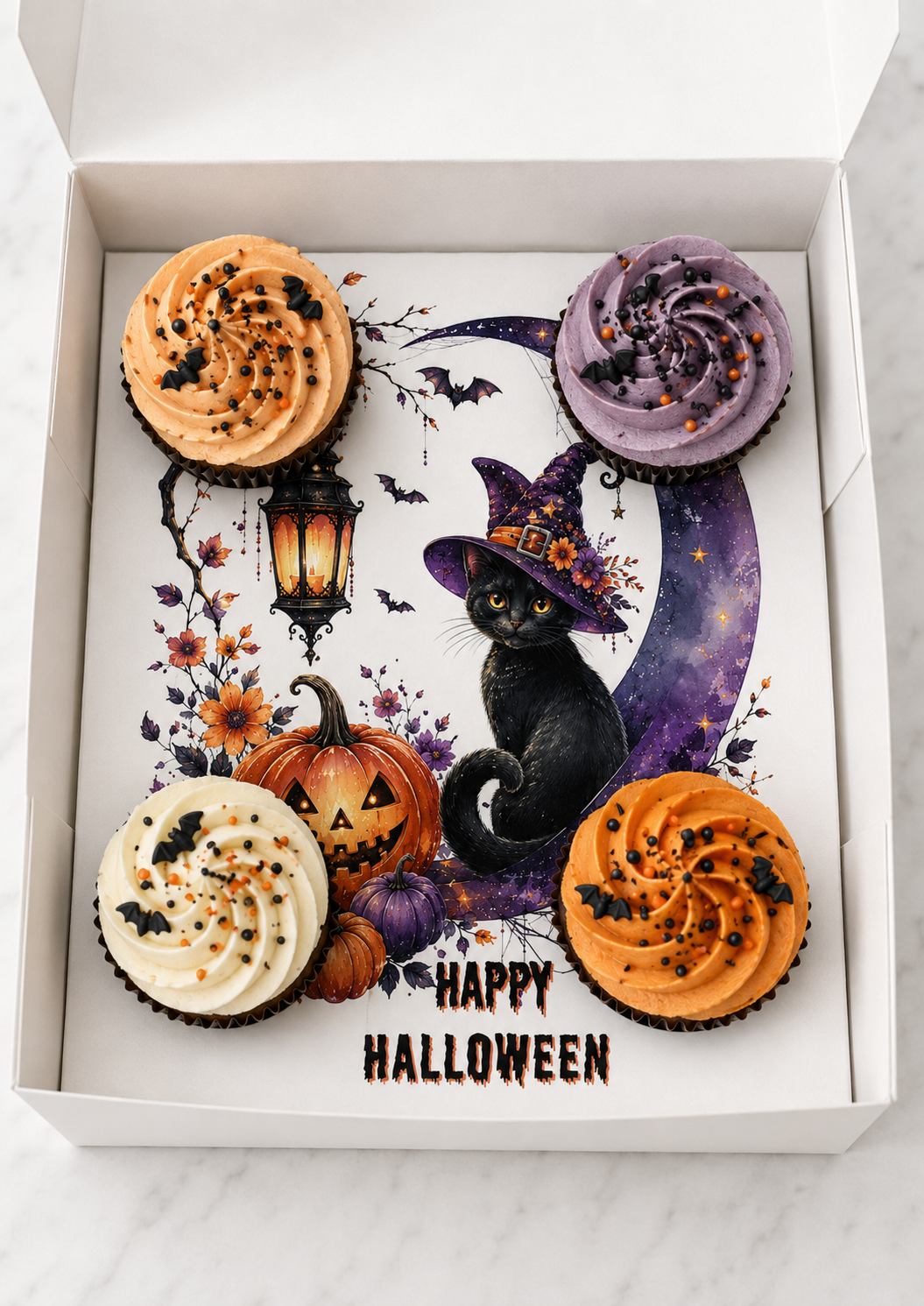 Kitty Cat & The Moon Halloween